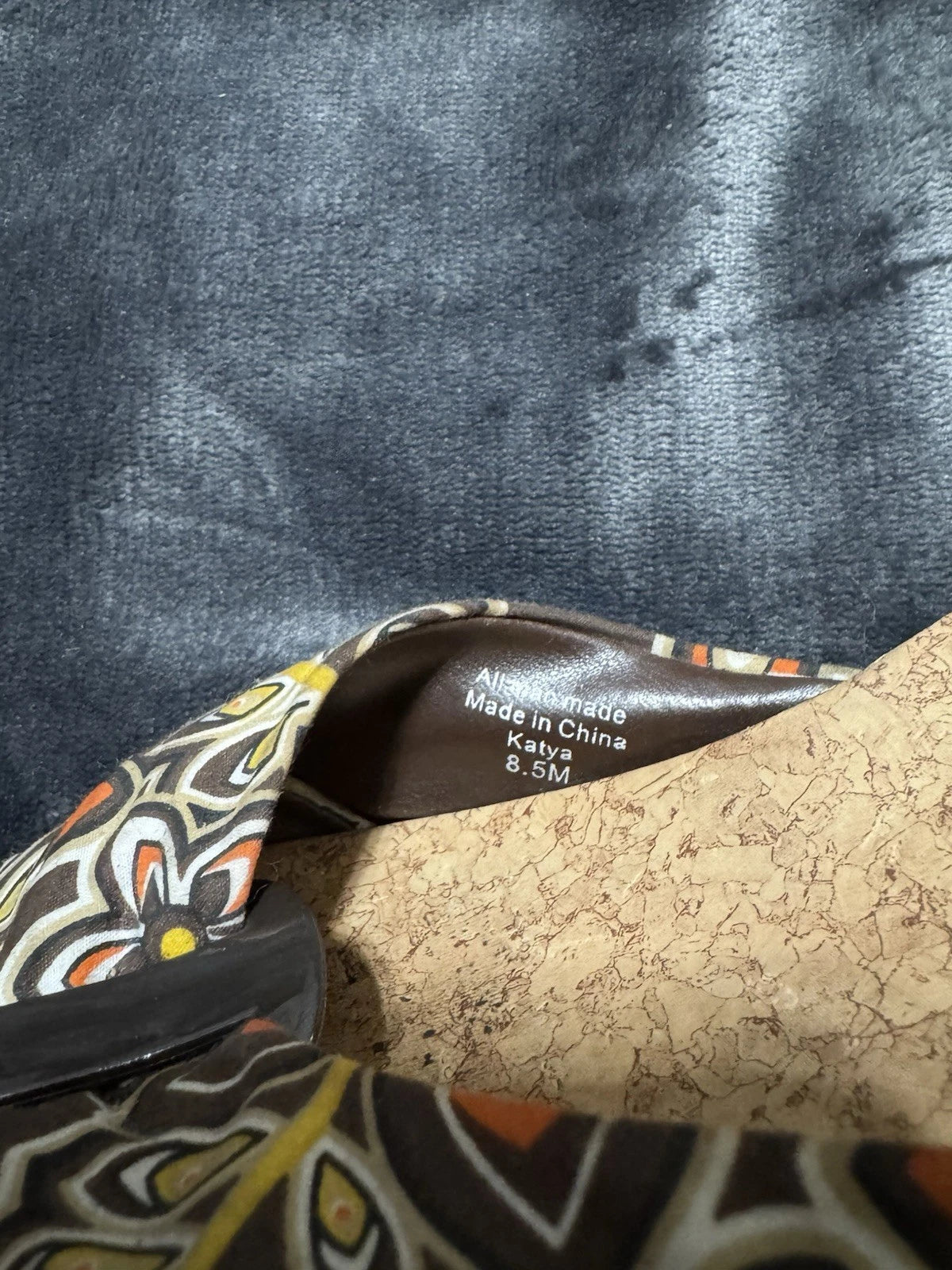 Style And Co Women’s Slide Sandals Size 8.5 Cork Sole