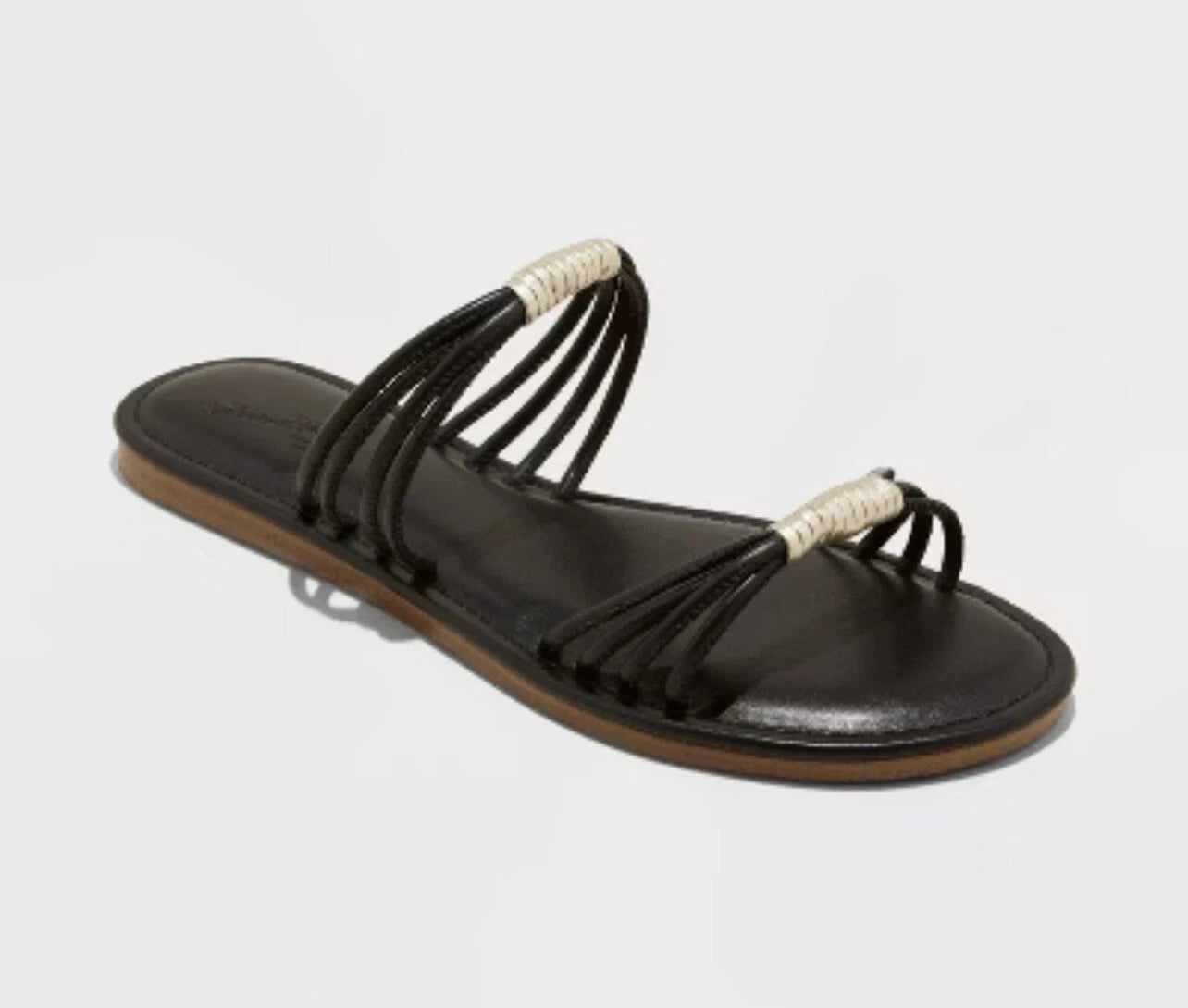 Universal Thread Women's Black Aura Slide Slides Sandals Size: 9M NWT $24.99