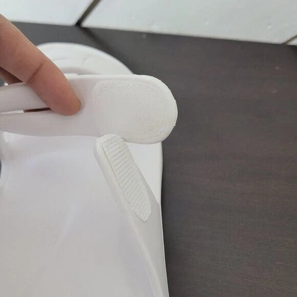 NEW Style & Co Women's 10M White Jessaa Slide Sandals With Adjustable Straps