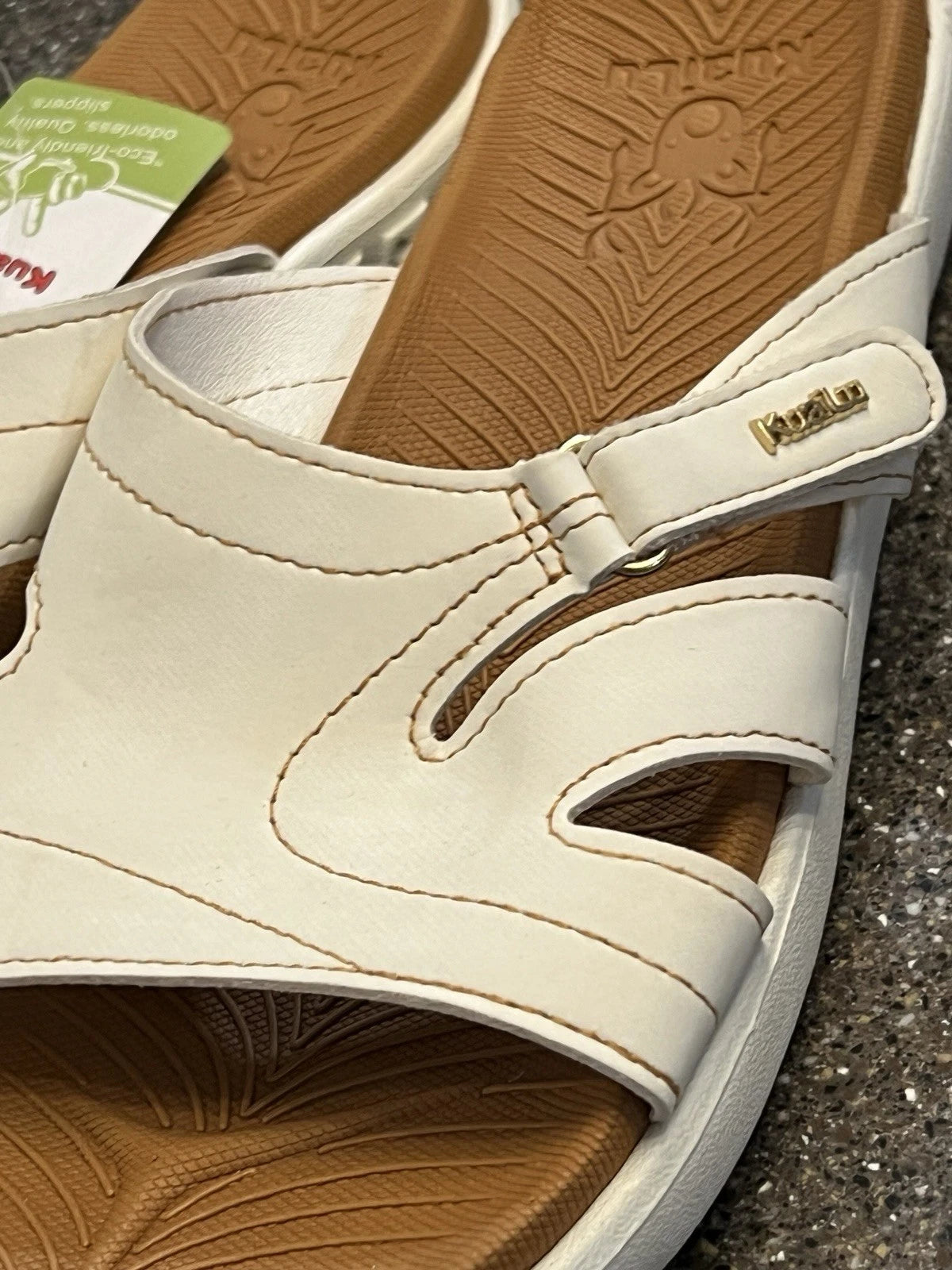 KUAILU Womens Fashion Orthotic Slides Ladies Lightweight Athletic YogaMat Sandal