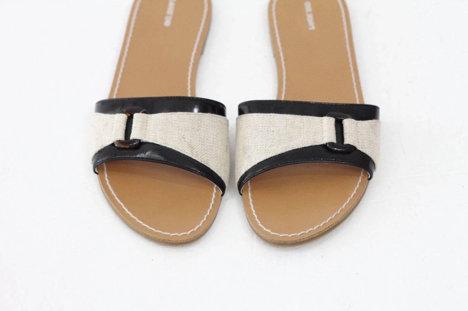 Lands' End Sandals Women Flat Slides New sz 9 Beach Casual Slip on Classic style