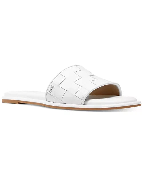 MICHAEL Michael Kors Hayworth Slide, Optic White 1, sz 10M