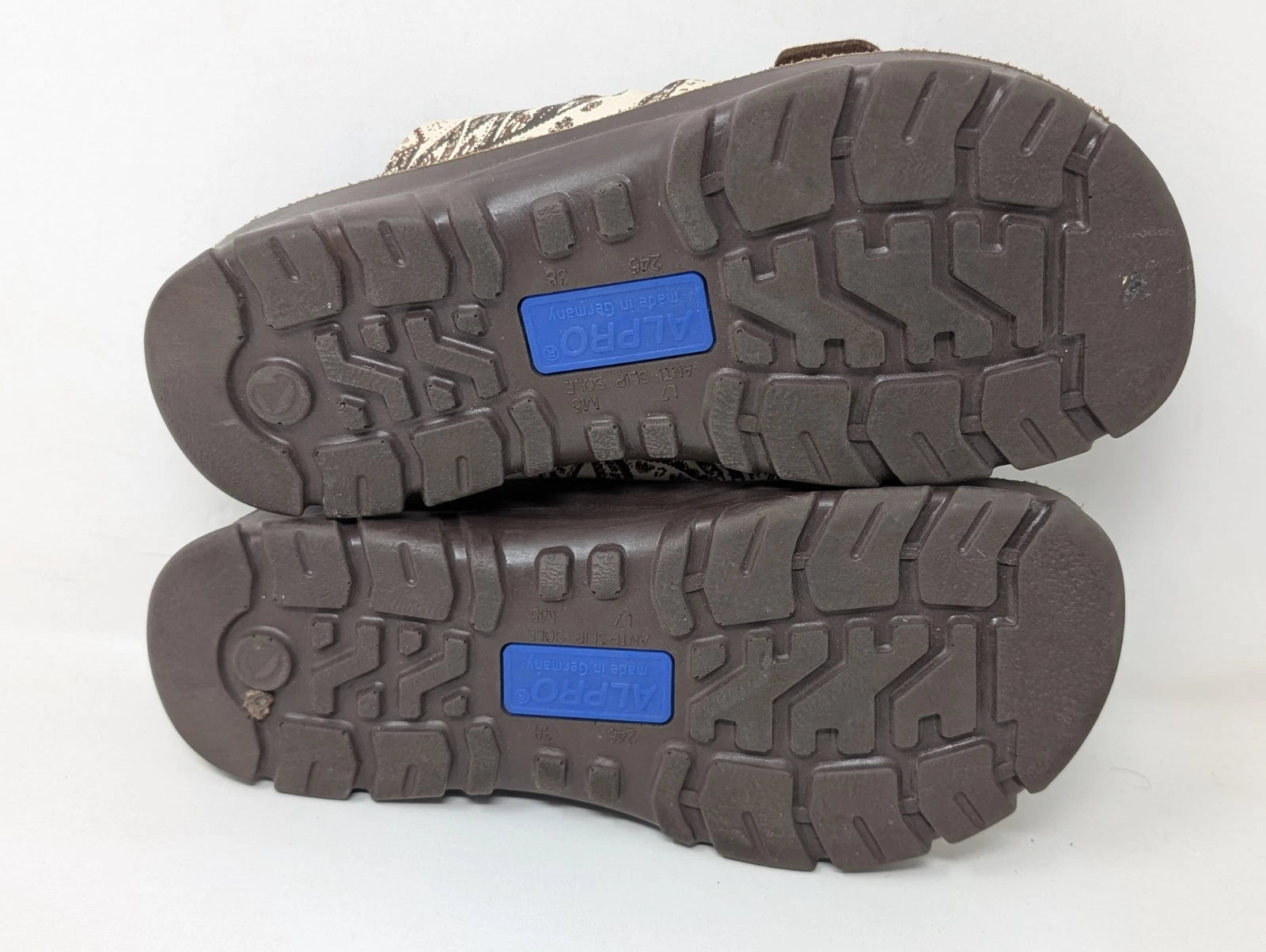 Birkenstock Alpro Sandals Slides Women's Size 38 / 7 Paisley Slip Resistant VTG