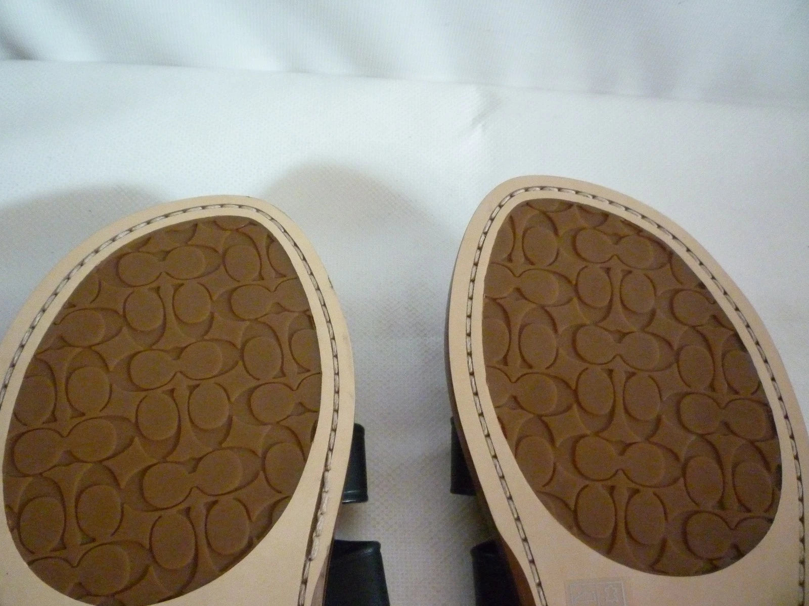 Coach Issa Black Leather Slides Sandal Shoes Women's UK 6 RRP £195 New US 8