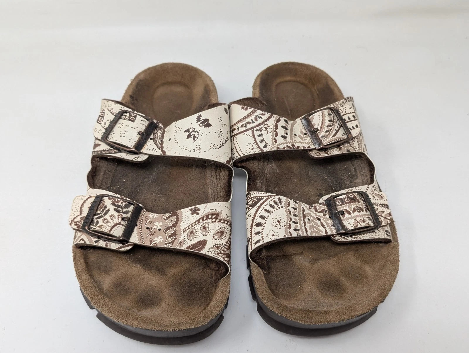 Birkenstock Alpro Sandals Slides Women's Size 38 / 7 Paisley Slip Resistant VTG