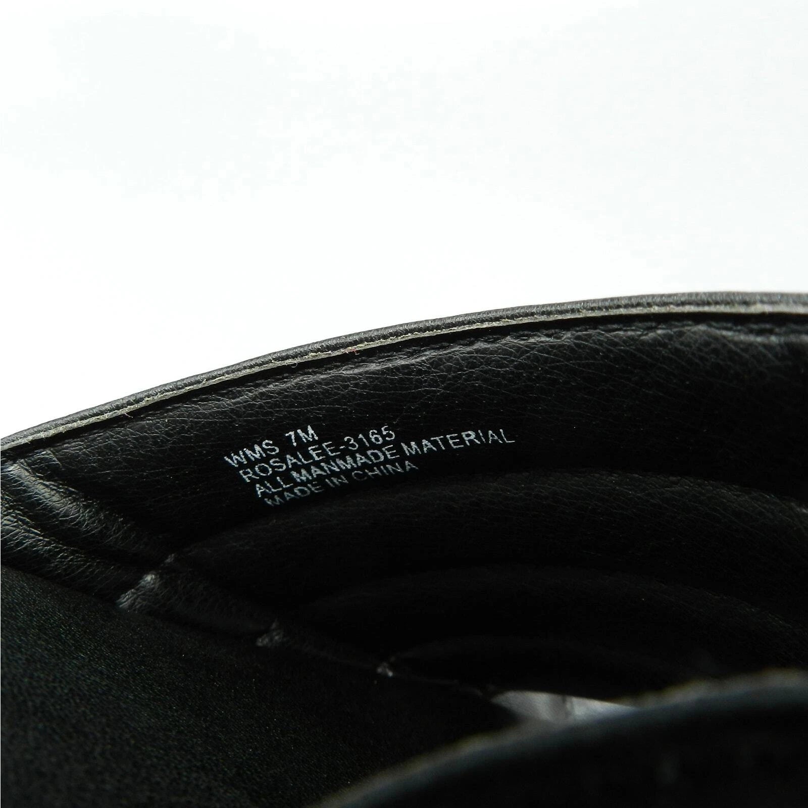 Report Rosalee Puff Slide Sandals Studded Sz 7 Black Faux Leather Square Toe