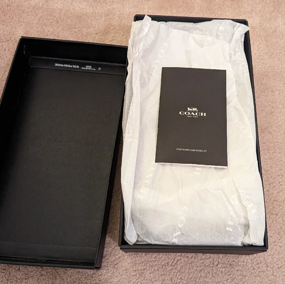 NWT Coach Udele Sport Slide - Rexy and Carriage Black Size 7