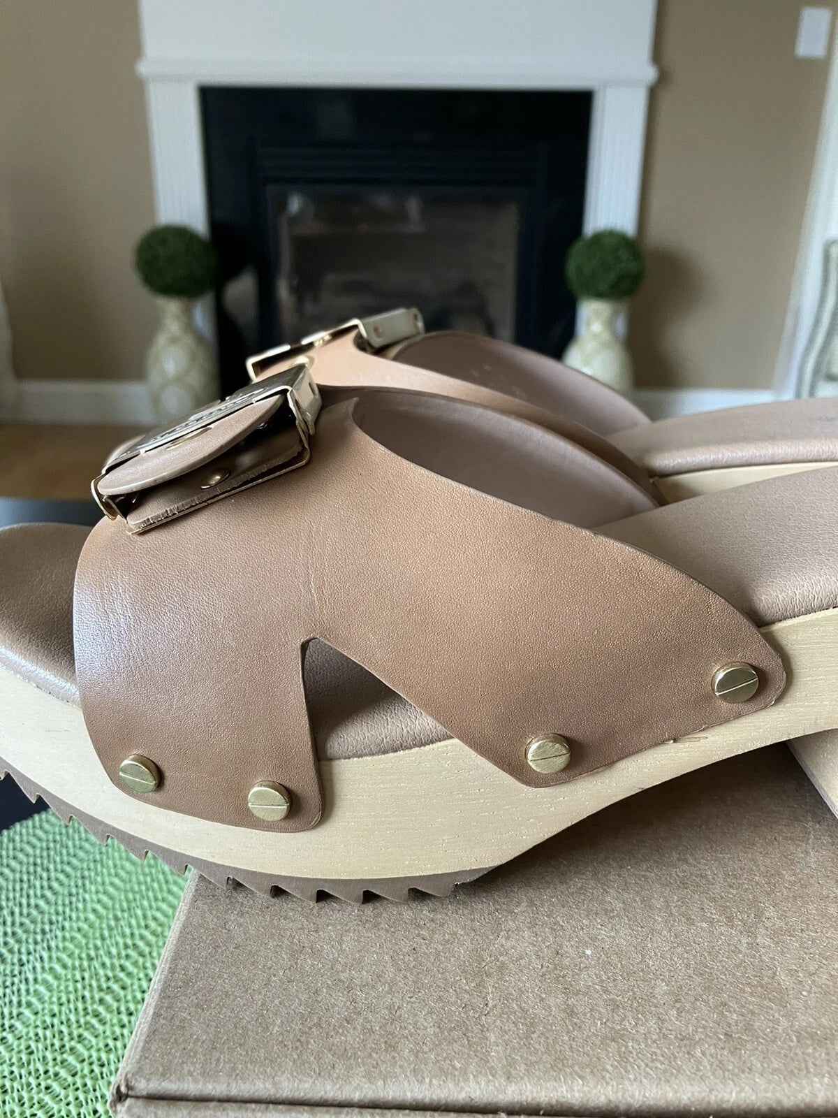 Dr. Scholl's Original Collection Original Max Leather Sandal NIB SZ 10