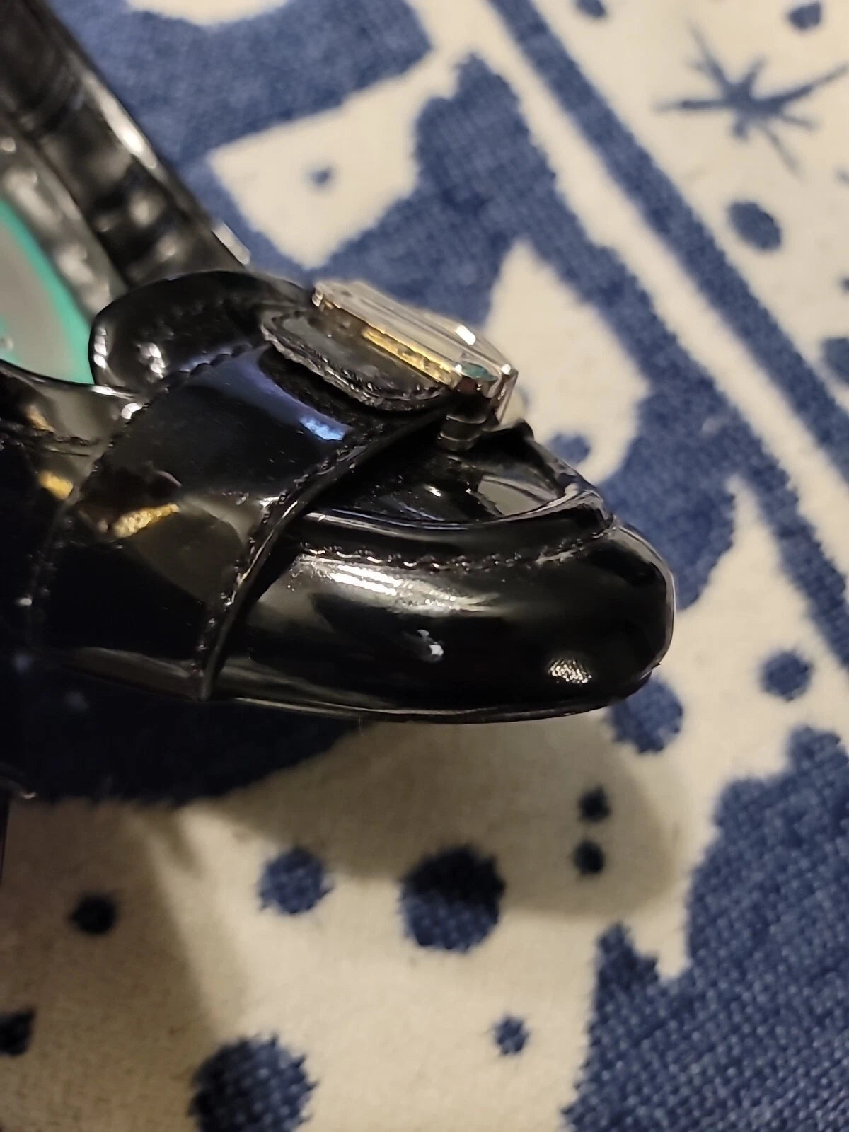 Bcbg Paris PL-Careen Black Wedge Loafer Style Sandals Size 9B