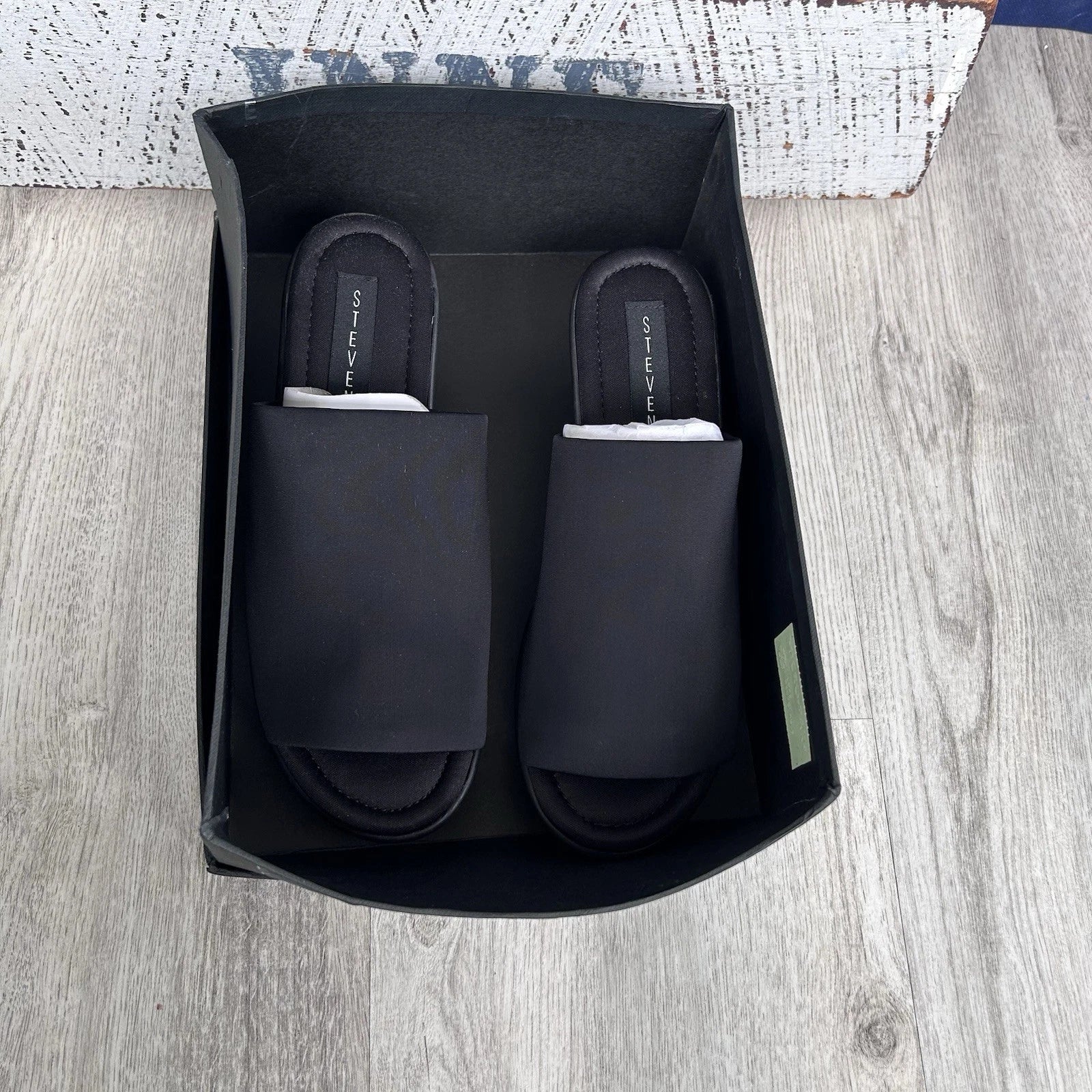 Vintage Style Y2K Steve Madden Size 9 Slinky wedge Slip On Platform Slide Sandal