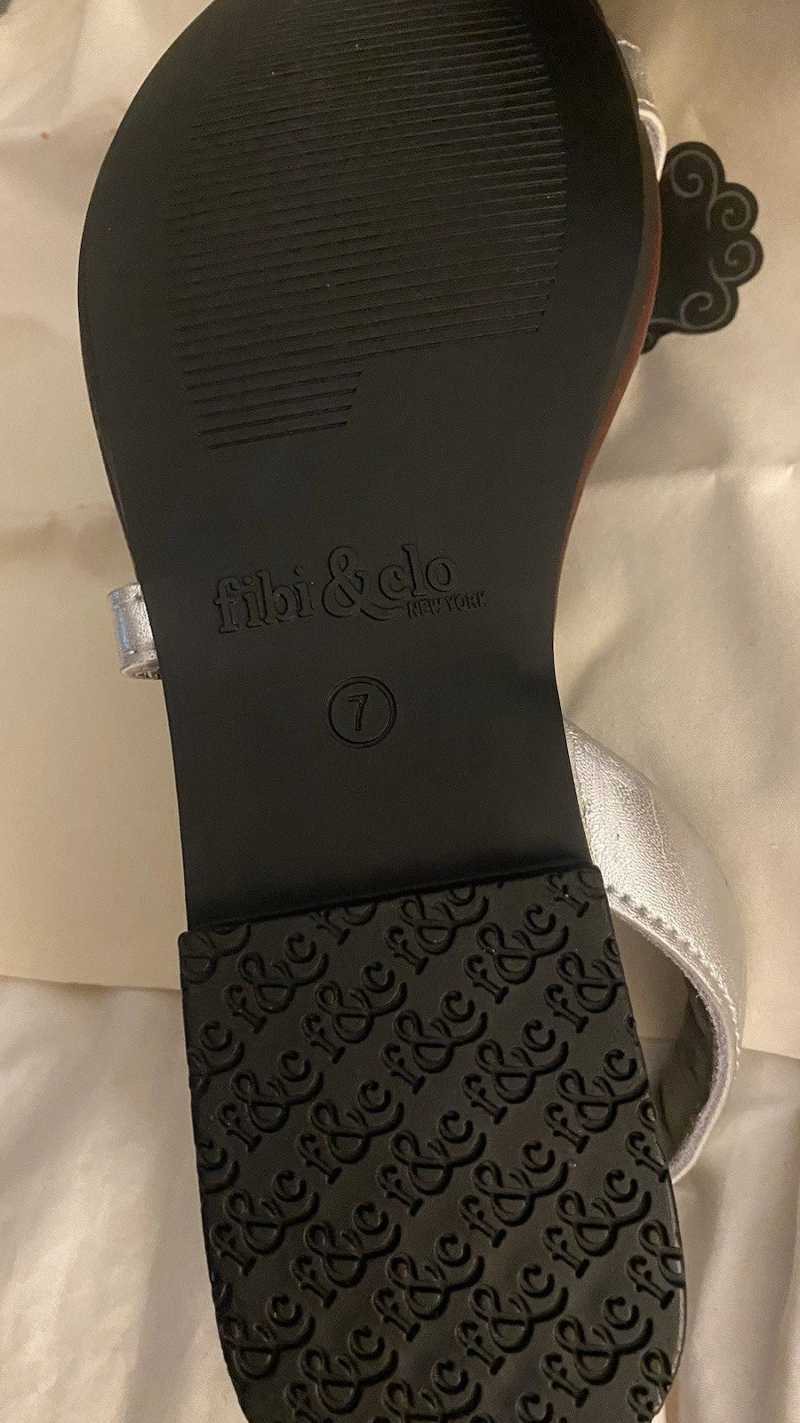 Fibi & Clo Women’s Size 7 SUN CASCADE Sandals Brown & Gold New In Box W/Dust Bag