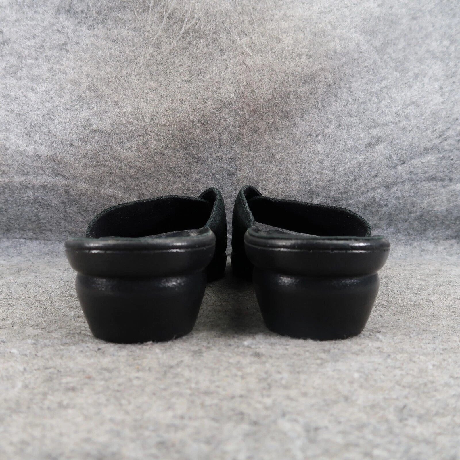 Spring Step Shoe Women 9 Sandal Flexus Wedge Slide Leather Comfort Fashion Black