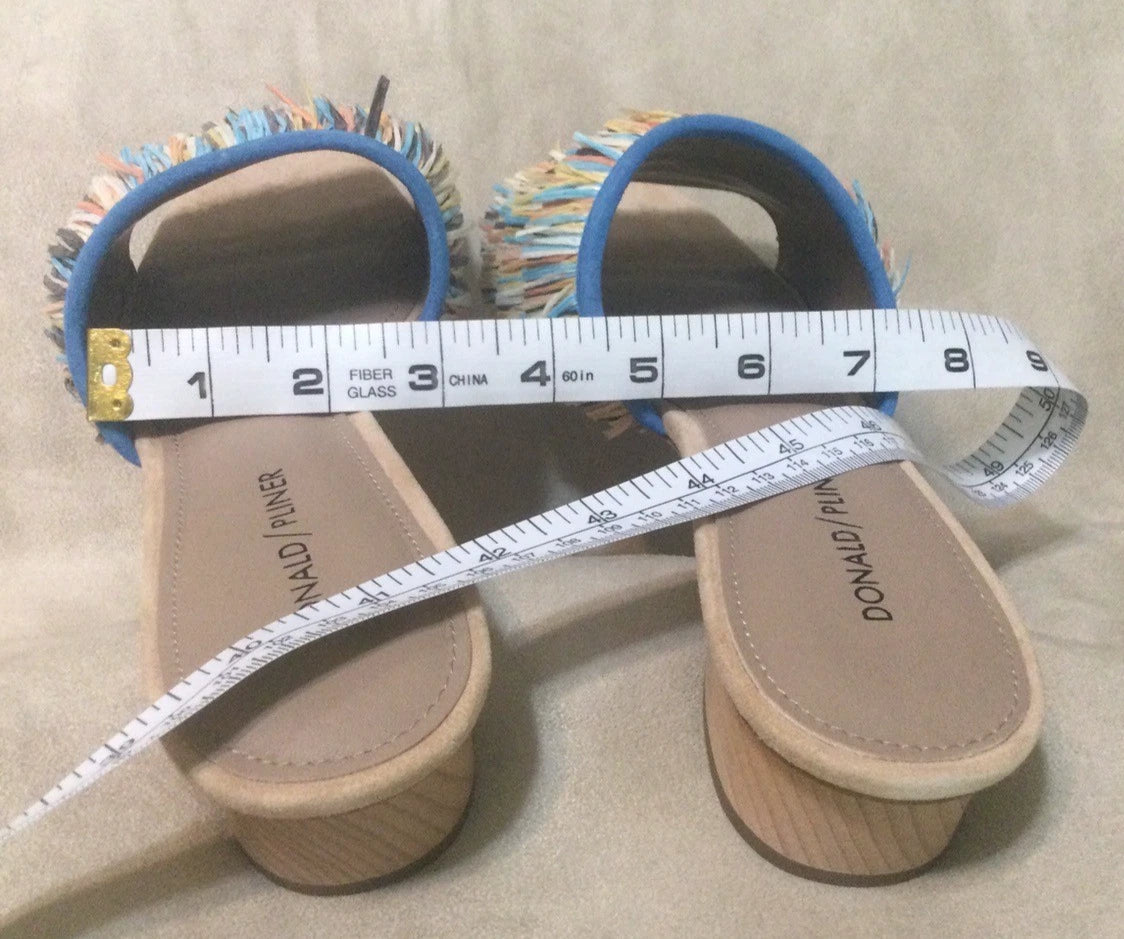 Donald Pliner Reise2 Raffia Slide Sandals