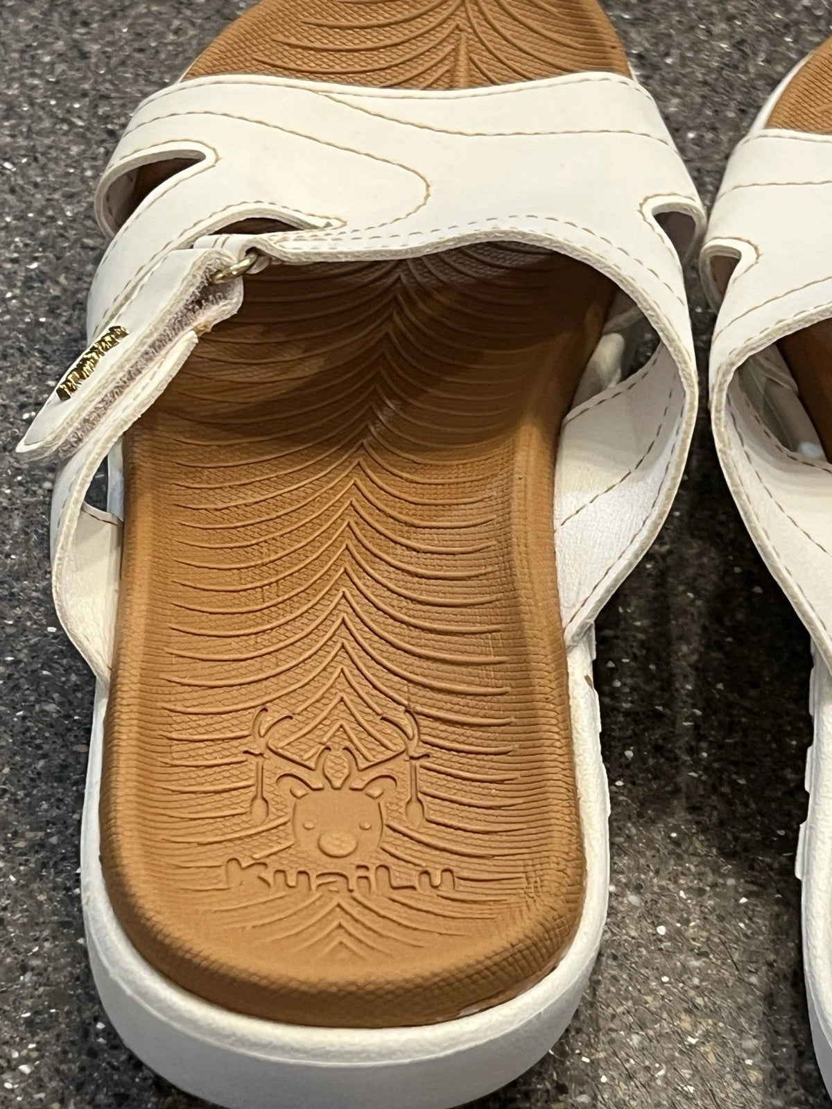 KUAILU Womens Fashion Orthotic Slides Ladies Lightweight Athletic YogaMat Sandal