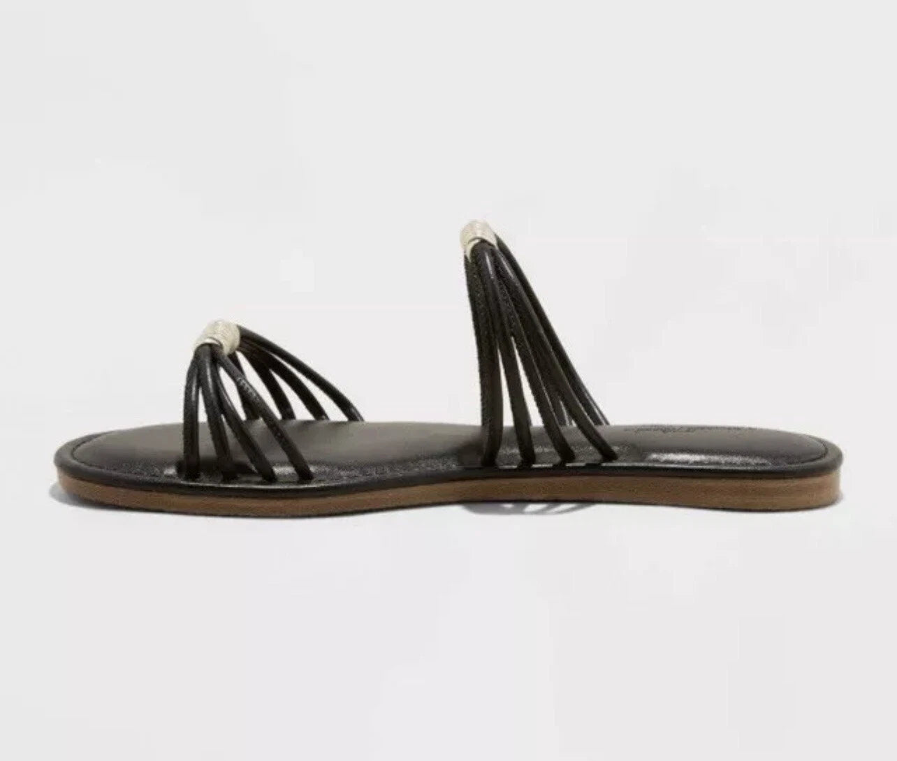 Universal Thread Women's Black Aura Slide Slides Sandals Size: 9M NWT $24.99