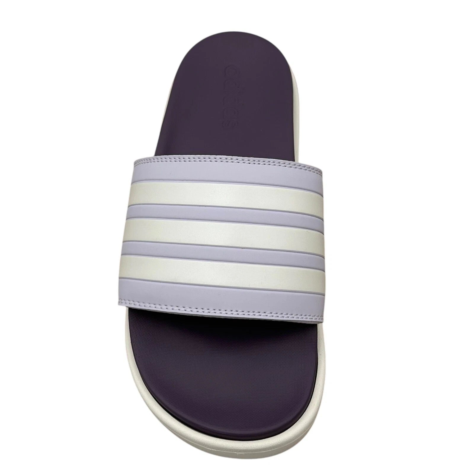 adidas Adilette Platform Slide Sandals Women’s Size 8-9 Lavender Comfort & Style