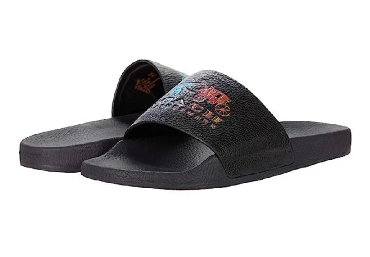 NWT Coach Udele Sport Slide - Rexy and Carriage Black Size 7