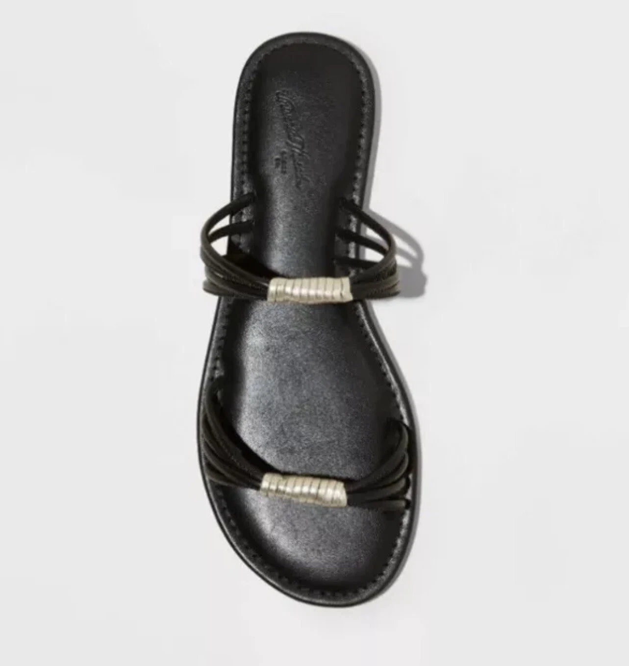 Universal Thread Women's Black Aura Slide Slides Sandals Size: 9M NWT $24.99