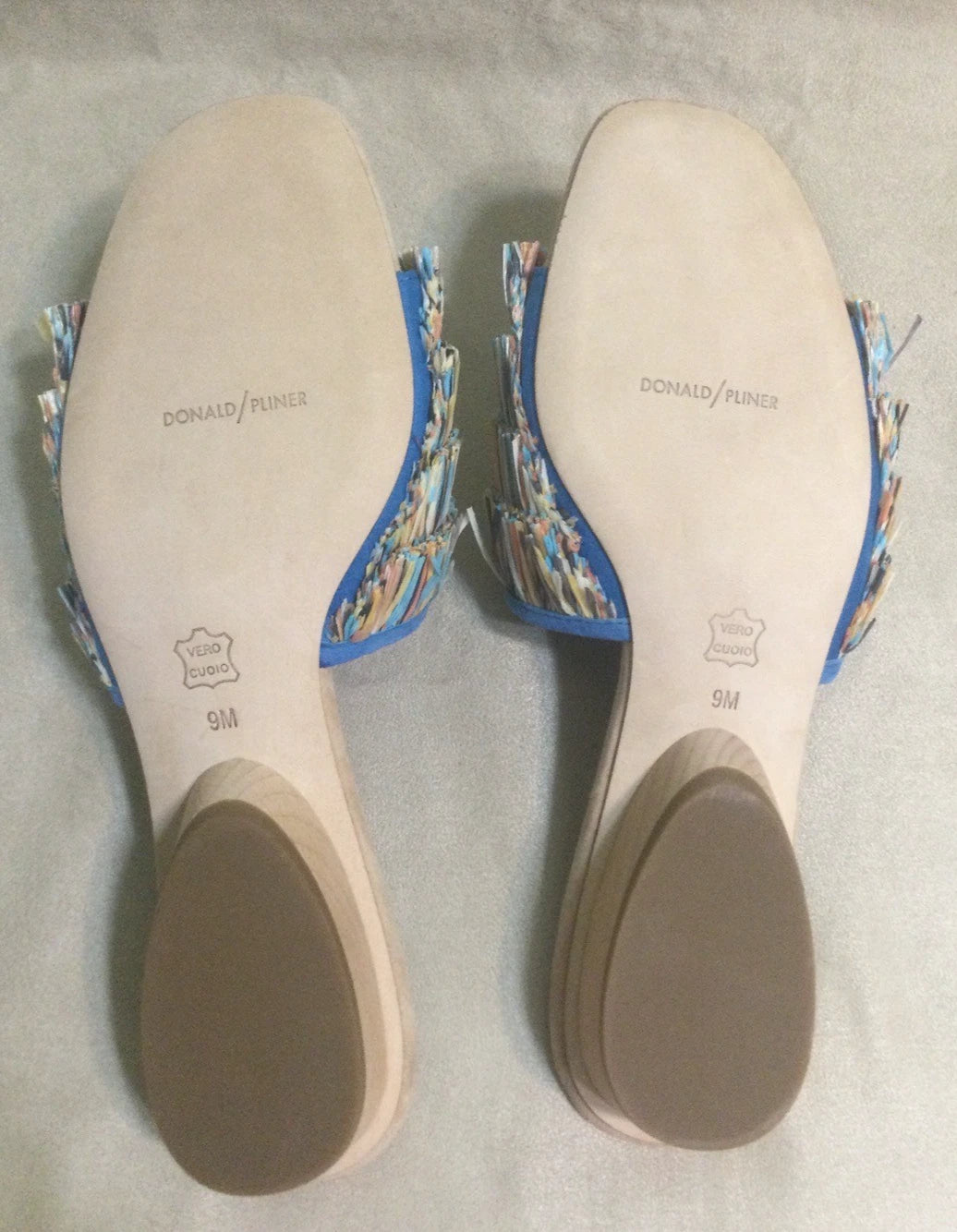 Donald Pliner Reise2 Raffia Slide Sandals