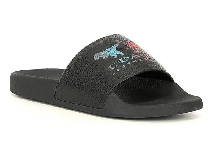 NWT Coach Udele Sport Slide - Rexy and Carriage Black Size 7