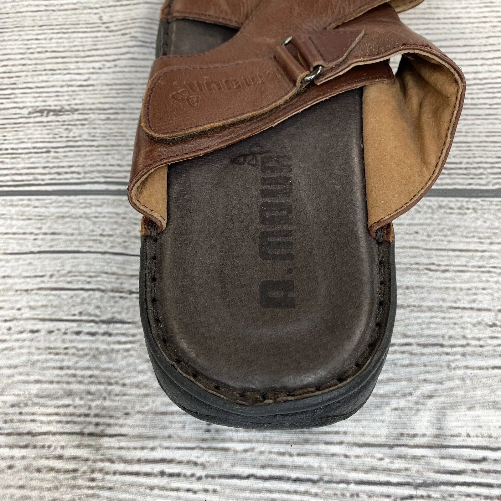 A. MOUR Comfort Slide Sandals Women Size 8 Slip On Adjustable Sandals - NEW