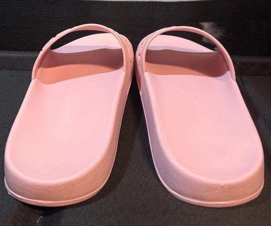 Givenchy Pink Platform Rubber Pink Logo Slide On Pool Sandal Flip Flop Flat 41