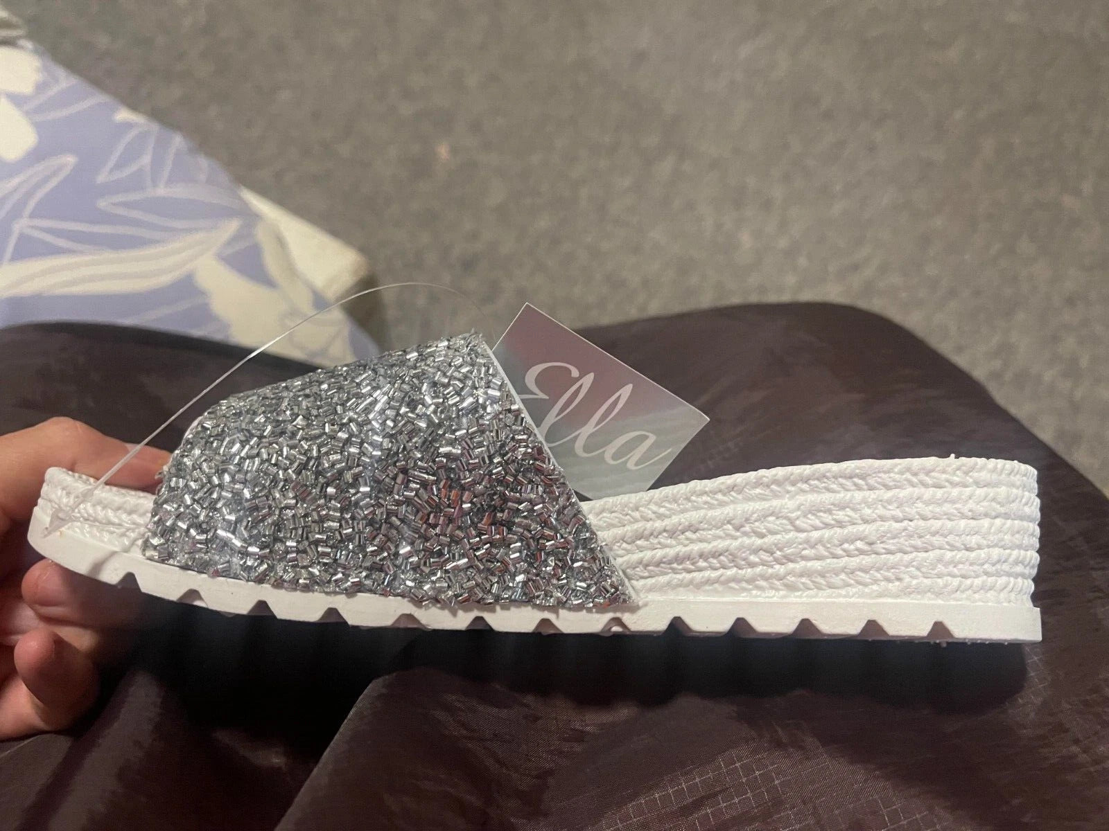 GlitteSandals Backless Slide Sandal Womens Fashion Slip On Summer Casual Women's