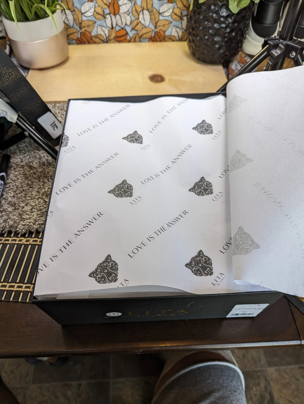 NEW - LITA by Ciara Solid Square Toe Black Leather Women's Size 40