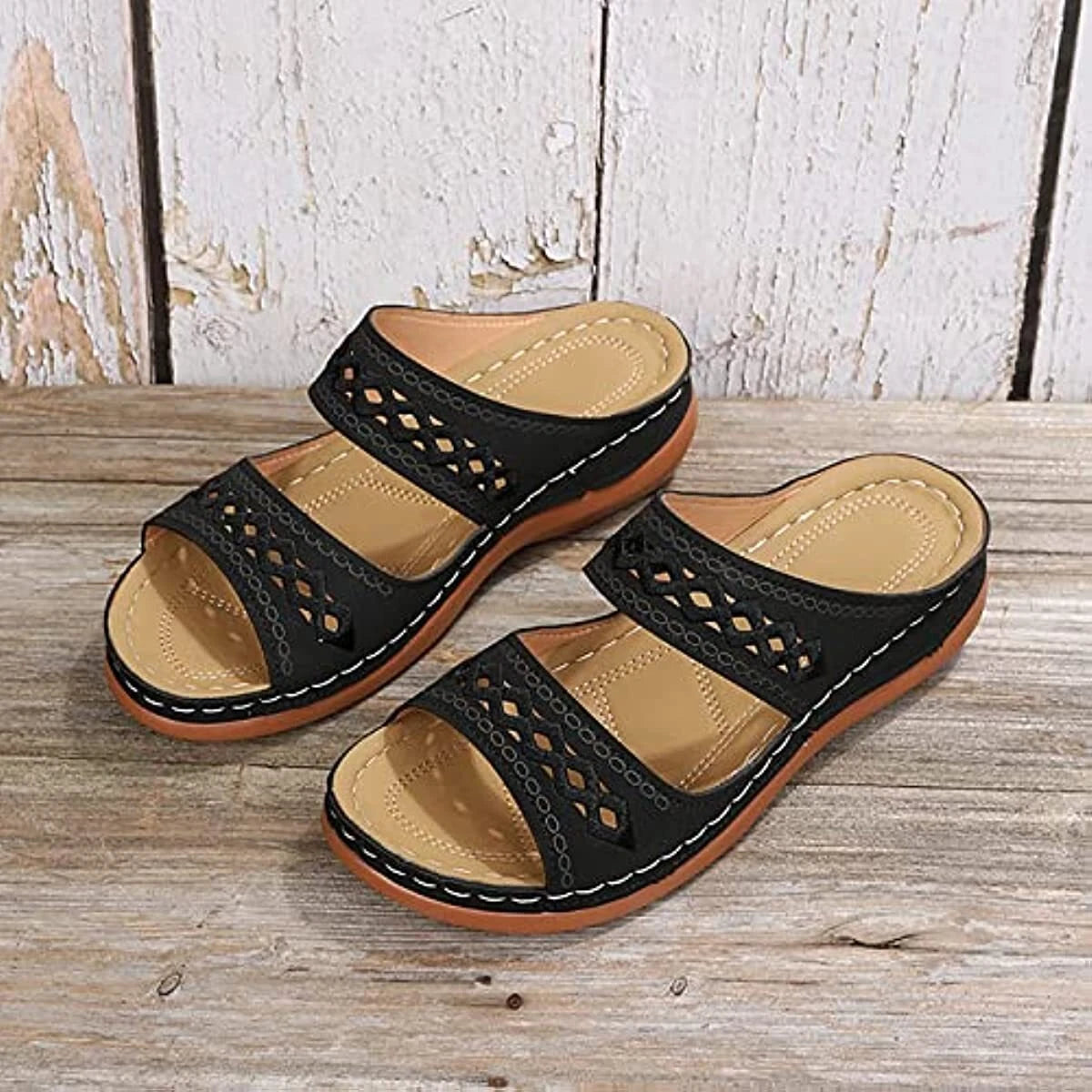 Sandals for Women Dressy Summer Fashion Orthotic Slides Ladies  Athletic Sandals