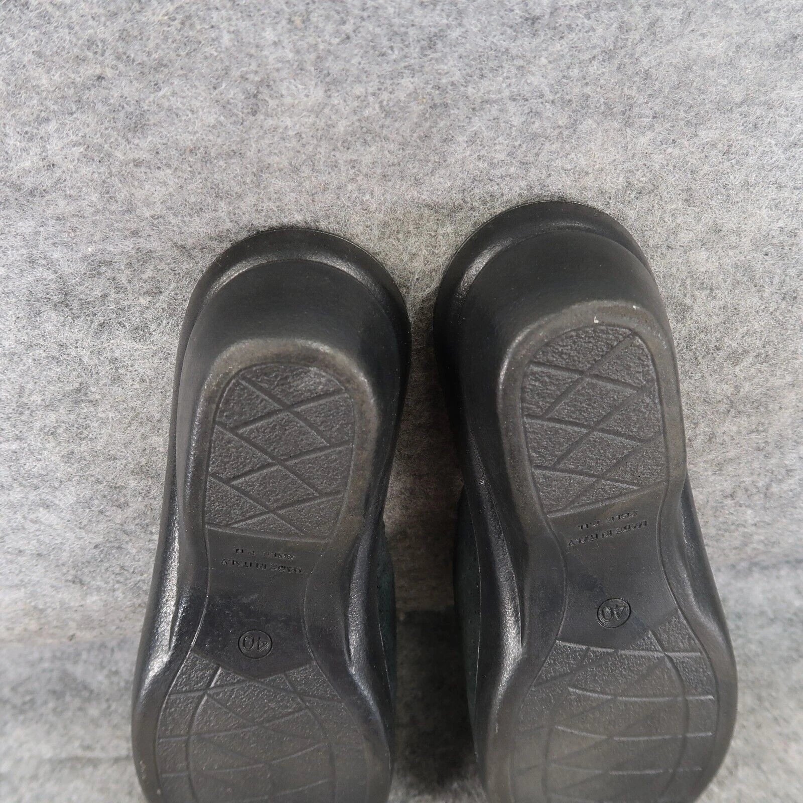 Spring Step Shoe Women 9 Sandal Flexus Wedge Slide Leather Comfort Fashion Black