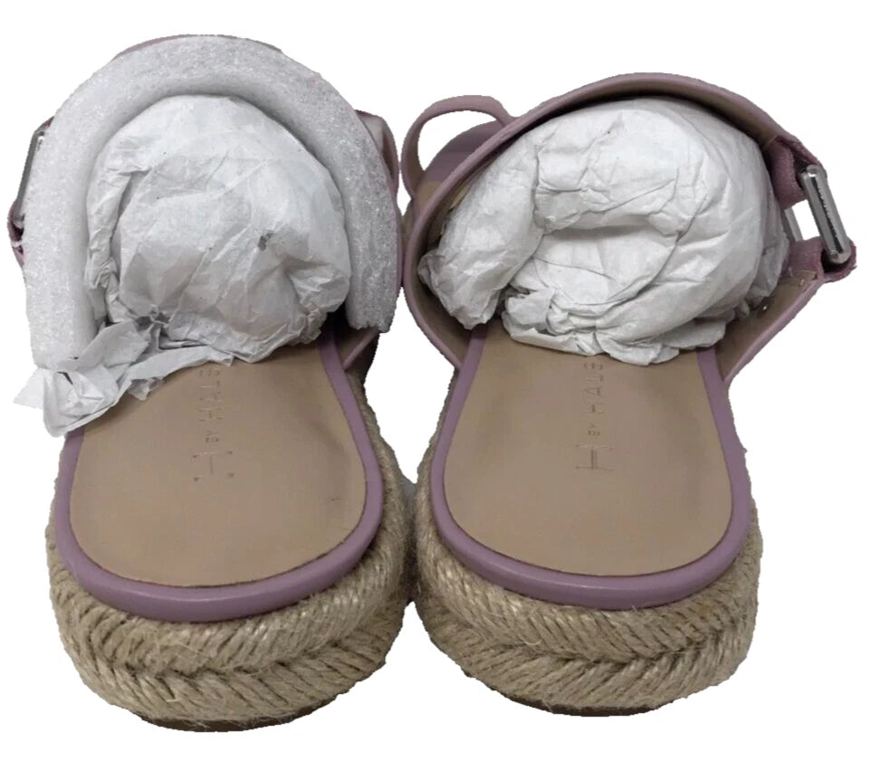 H By Halston Women's Savannah Slip On Slide Sandals W/Toe Ring Orchid Size:8