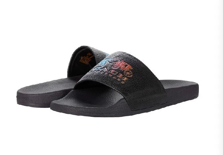 NWT Coach Udele Sport Slide - Rexy and Carriage Black Size 7