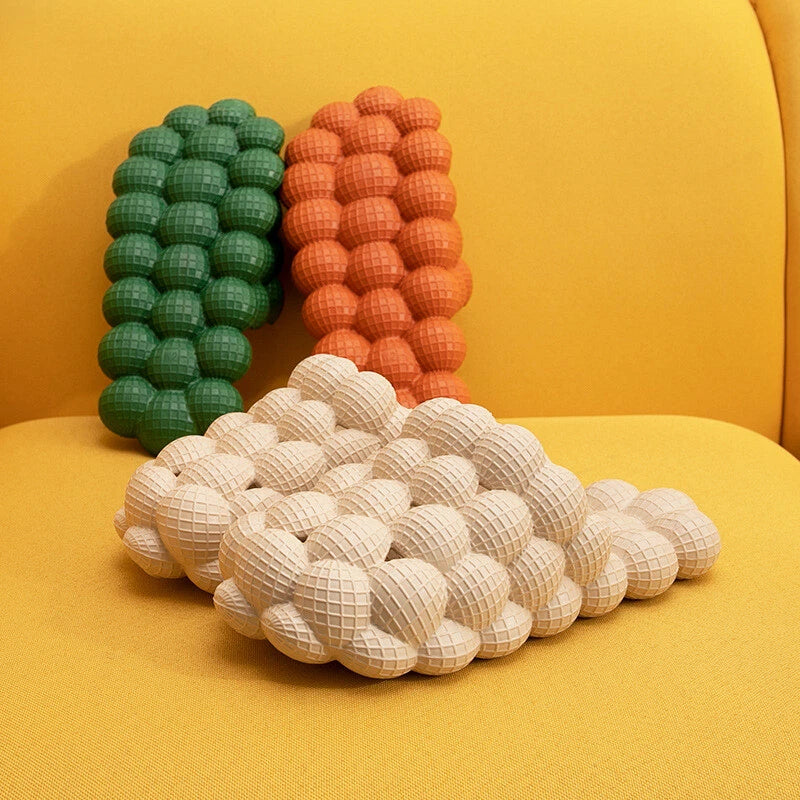 New Massage Mesh Bubble Bathroom Slides Home Indoor Anti-Skid New Fashion Shoes