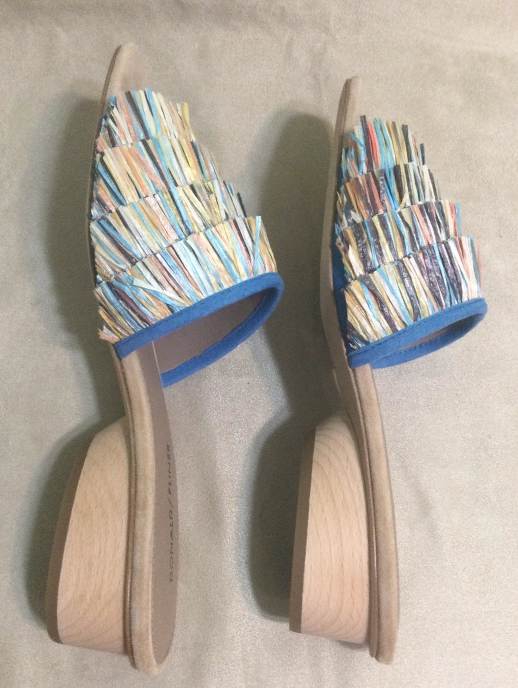 Donald Pliner Reise2 Raffia Slide Sandals