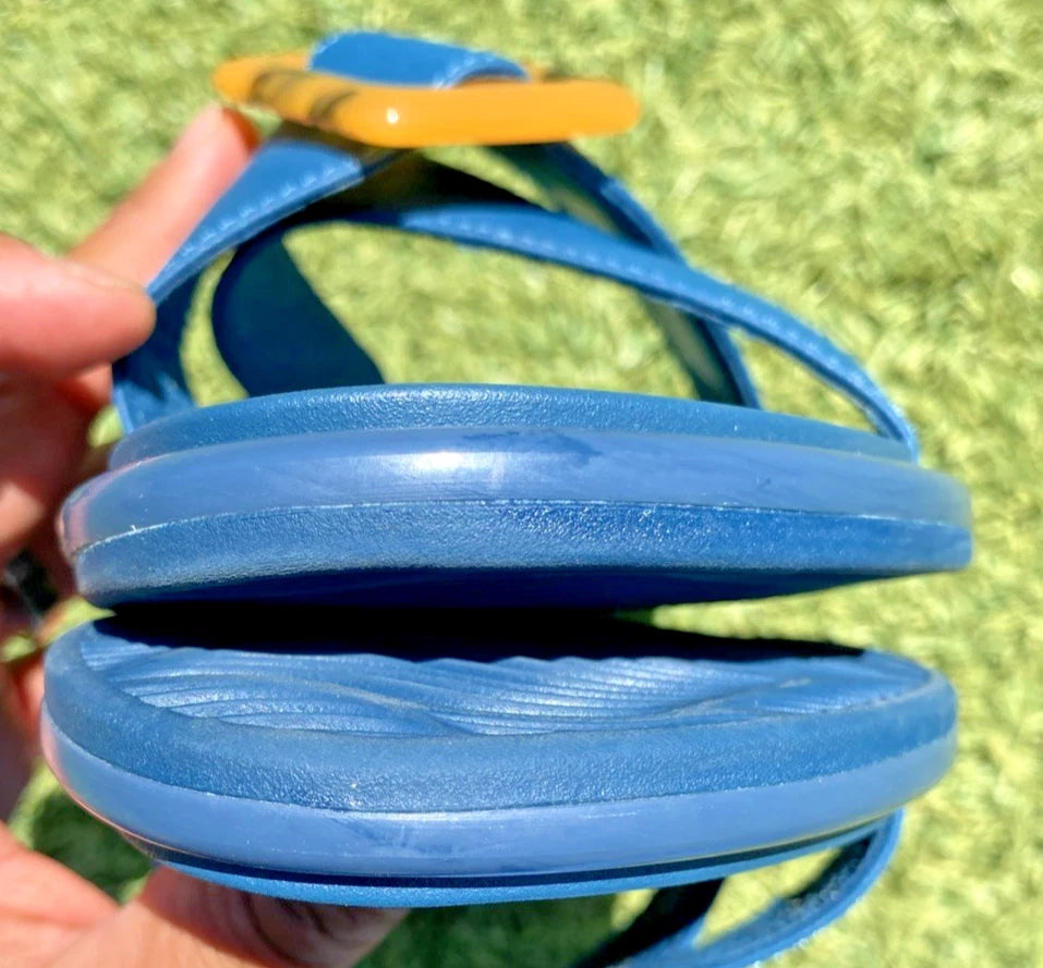 Olukai LA'I Slide Sandals Women’s Size 9 Blue Comfort Style 20511-7575