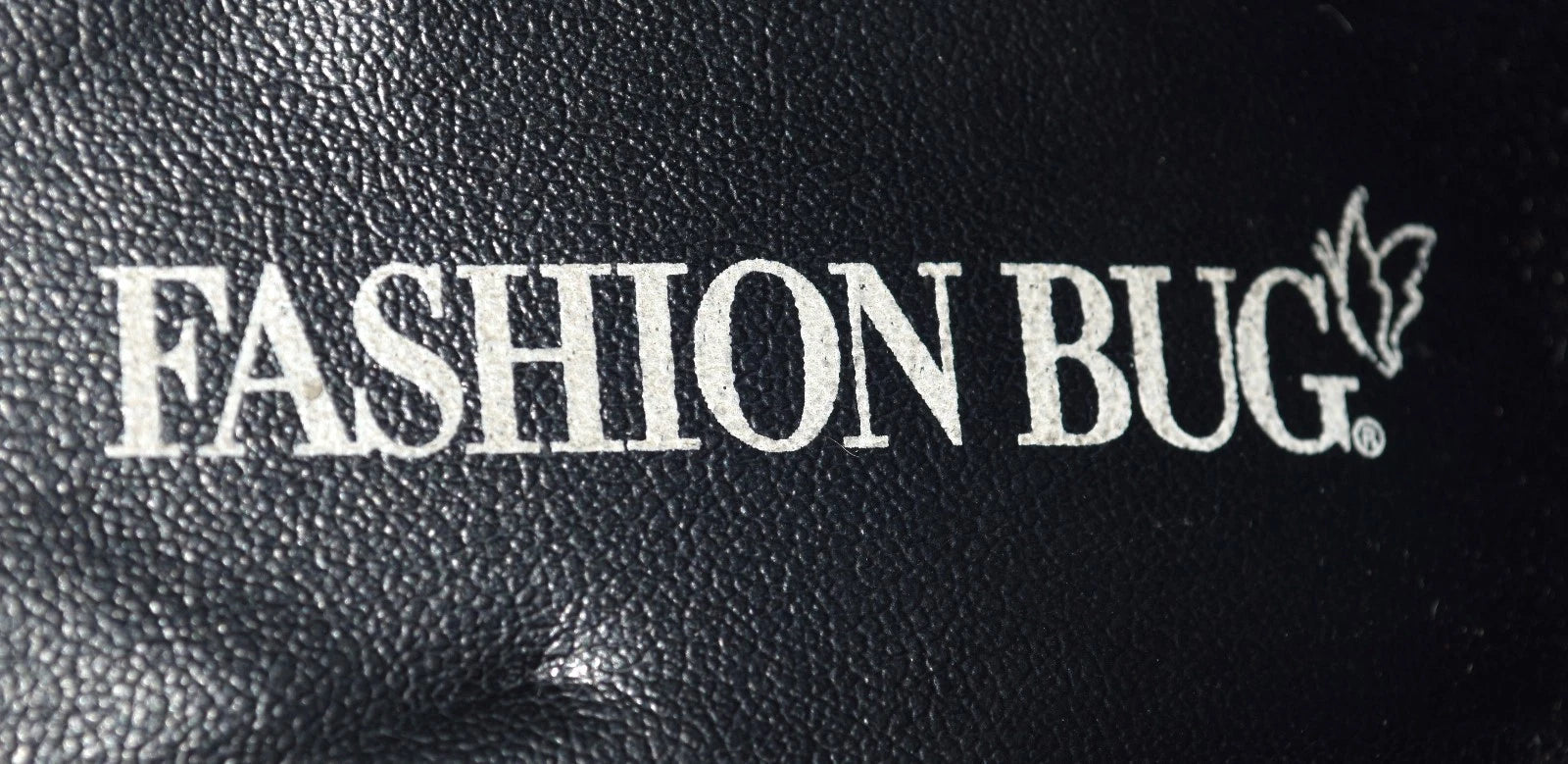 Fashion Bug Black Faux Leather Open Toe Womens Slide Wedge Sandals Size 8.5M