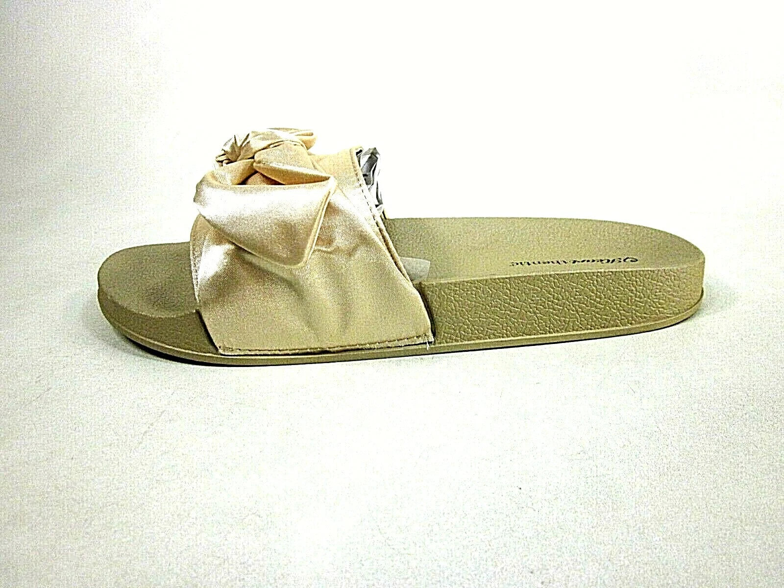 Heart.thentic Women's Fashion Bow Tie Casual Slide Sandals, US Size 9, New