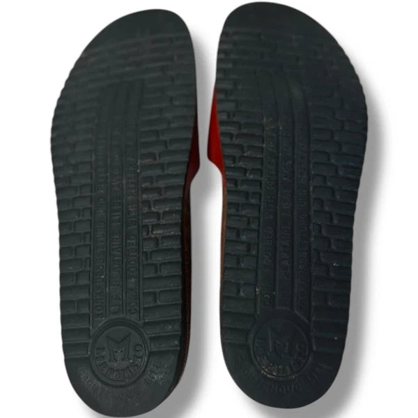 Mephisto Leather Slide Sandals – Classic Comfort with Timeless Style