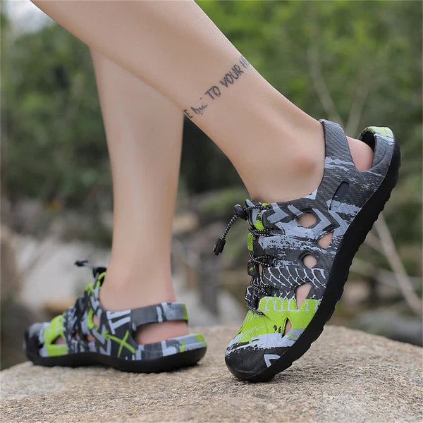 Men's Fashion Beach Slides Soft Slippers Non-slip Outdoor Breathable Sandals