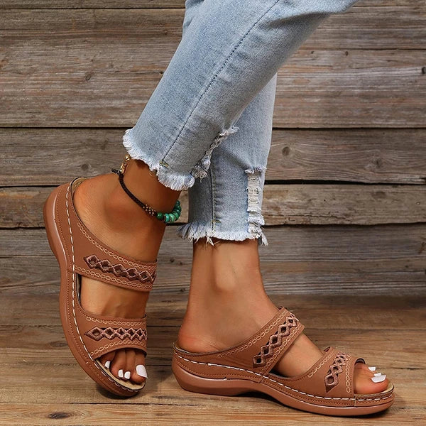 Sandals for Women Dressy Summer Fashion Orthotic Slides Ladies  Athletic Sandals