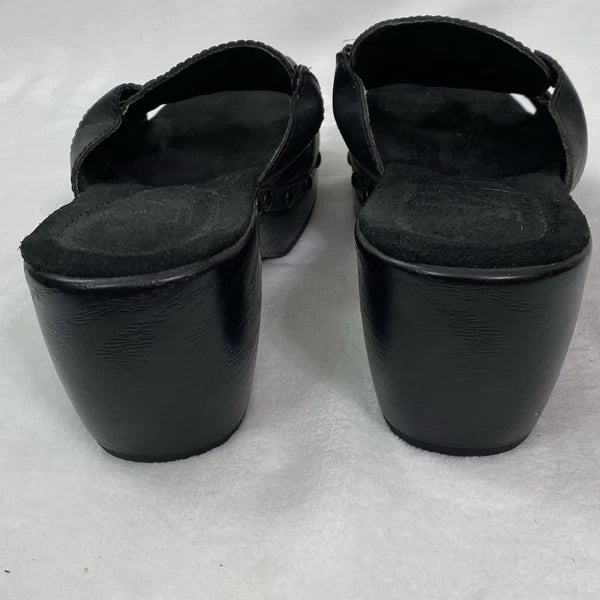White Mountain Shoes Style: Bebop Sandal Woman's Open Toe Black Size 8M