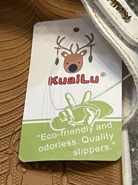 KUAILU Womens Fashion Orthotic Slides Ladies Lightweight Athletic YogaMat Sandal