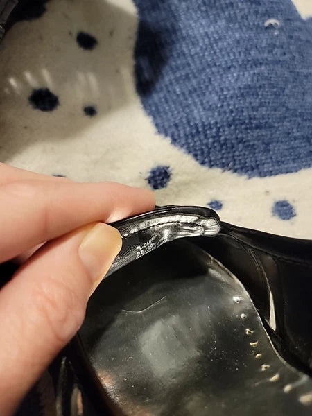 Bcbg Paris PL-Careen Black Wedge Loafer Style Sandals Size 9B