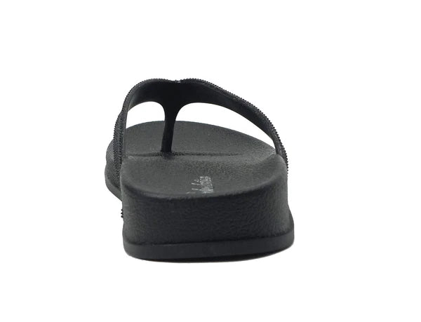 NEW Women's Fashion Glitter Thong Flip Flop Rhinestone Sandals Soft Rubber Sole