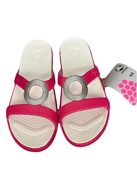Crocs Sanrah Circle Raspberry Circle Size 9