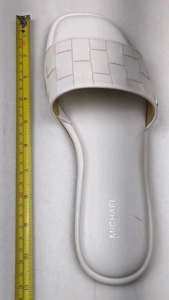 MICHAEL Michael Kors Hayworth Slide, Optic White 1, sz 10M