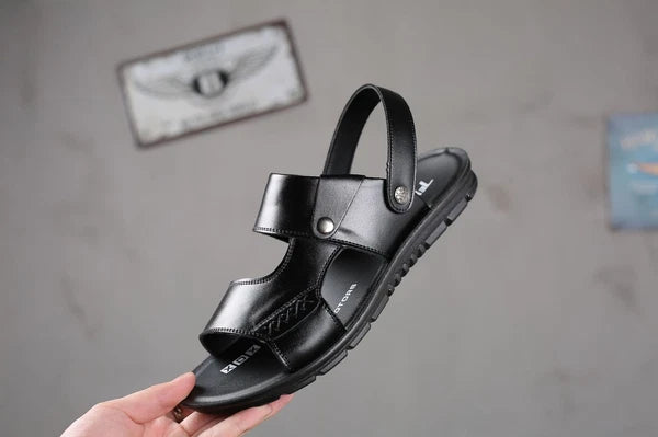 Mens Open Toe Sandals Slingback Slippers Summer Flat Beach Casual Fashion Shoes