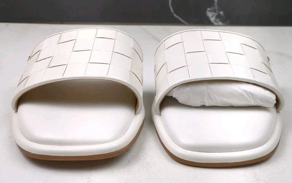 MICHAEL Michael Kors Hayworth Slide, Optic White 1, sz 10M