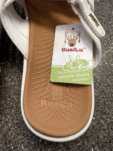 KUAILU Womens Fashion Orthotic Slides Ladies Lightweight Athletic YogaMat Sandal