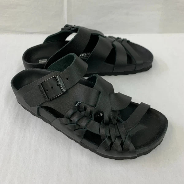 Birkenstock New w/o Box Tallahassee Archive Re-Issue Black Style Nubuck Narrow